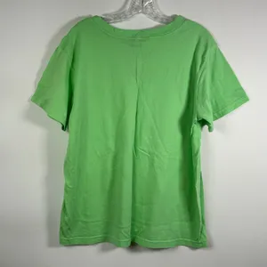 Fresh Produce Laguna V-Neck T-Shirt Meadow Green Cotton USA‎ XL thumbnail 2