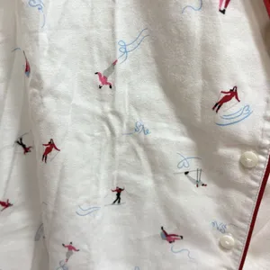 VICTORIA'S SECRET Short PJ SET Light Flannel Winter Wonderland Size Large NWT thumbnail 4