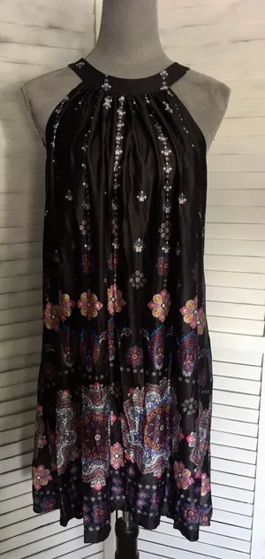 Halter Dress, XL Black thumbnail 1