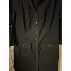 Converse Women's All Star Black 3/4 Sleeve Cotton‎ Shirt Dress thumbnail 2