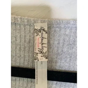 NWT Free People OB878253 Pebble Gray Cozy Up With Me Bodysuit Sz Small thumbnail 9