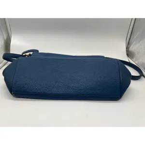 Kate Spade Crossbody Bag Womens Medium Blue Leather Zip Front Adjustable Strap thumbnail 6