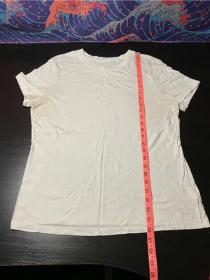 a new day Cream Short Sleeve Crew Neck Tee thumbnail 6