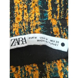 Zara Women's Multicolor Textured Mock Neck Sleeveless Crop Tank Sweater Top Sz M thumbnail 4
