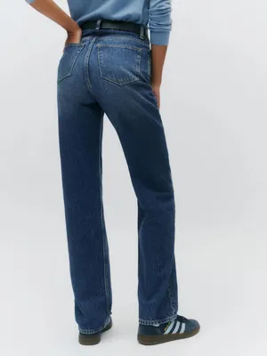 REFORMATION Abby High Rise Straight Jeans In Lanier Size 30 thumbnail 10
