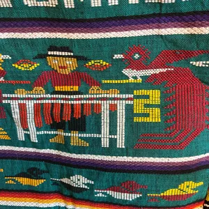 Vintage Guatemala Needle Point‎ Boho Lightweight Purse/Tote Nwot Unbranded thumbnail 11