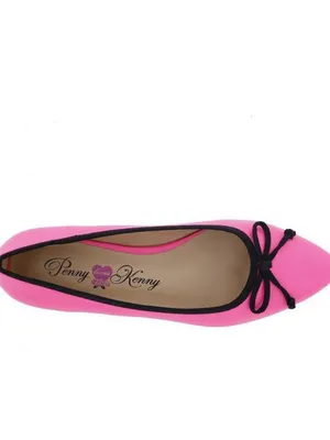 Penny Loves Kenny Attack Pink Ballet Flats thumbnail 5