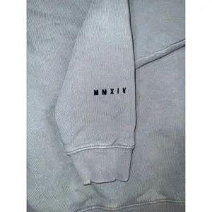 YoungLA Sweatshirt Women Large Blue Gray Good Distressed Raw Neck‎ 525 MMXIV thumbnail 7