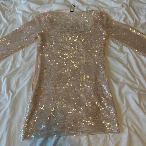 Rumor Boutique LF Rumored Mackie Sequin Long Sleeve Mini Shift Dress thumbnail 7