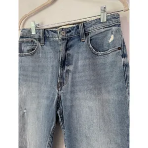 Abercrombie & Fitch Curve Love The Skinny High Rise Distressed Jeans Size 27 thumbnail 3