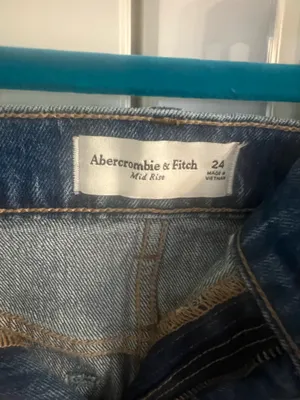 Abercrombie Mid Rise Denim Skirt thumbnail 3