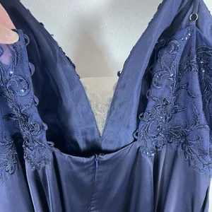 Alyce Paris strapless glitter cocktail dress Blue Plus Size 22 Evening Romantic‎ thumbnail 9