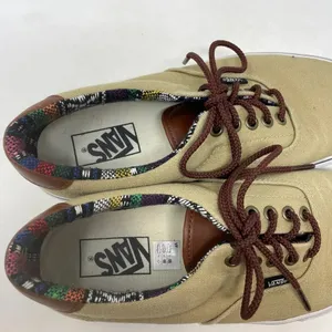 VANS Classic Canvas Tan Aztec Blanket Low‎ Top Sneaker Shoes Size 9 thumbnail 6