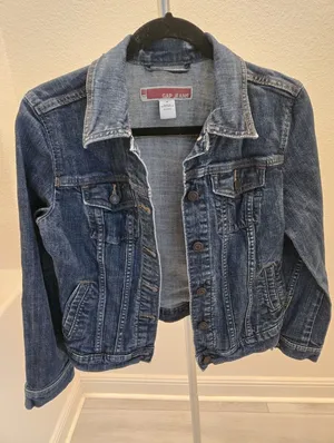 Gap Vintage Denim Jacket Y2K Red Tag M Womens Blue Medium Wash Trucker Jean thumbnail 1