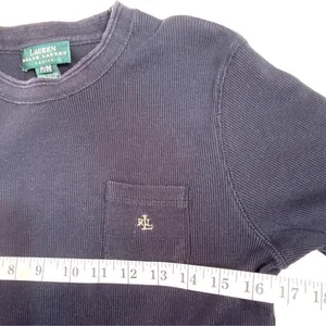 Ralph Lauren Petite Medium Blue100% Cotton Short Sleeve T-shirt 88e thumbnail 4