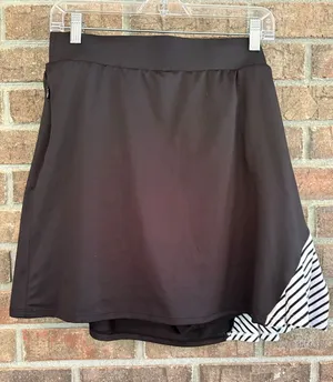 Black Women’s Skort with Striped Accent thumbnail 1