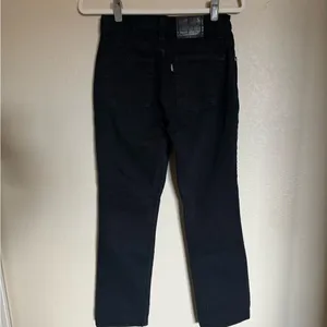 Vintage Silver Tab Levi's Jeans‎ Slim Straight Leg Black High Rise USA Sz 26 thumbnail 3