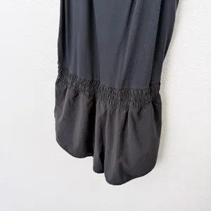 [Aerie] Offline Black Racerback Real Me Hot Stuff Romper Workout Casual Sz Large thumbnail 9