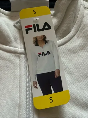 Fila women’s 1/4 zip pullover sweatshirt fleece warm cozy soft white size s thumbnail 7