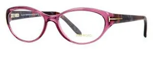 TOM FORD 90's Glasses Eyeglass Frames Floral Plum Purple AS-IS w Discoloration thumbnail 1