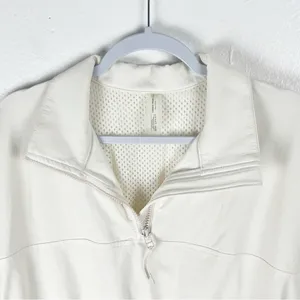 OUTDOOR VOICES Long Sleeves Cinched Drawstring Waist Pockets Jacket, Size Large thumbnail 6
