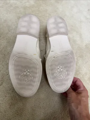 Vince Camuto Cream Patent Loafers thumbnail 4