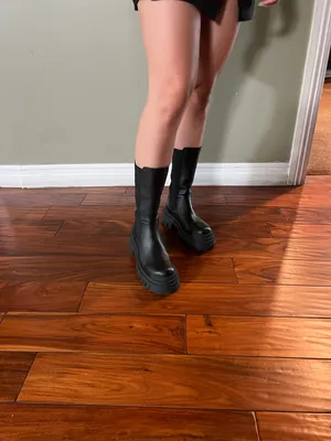 L’intervalle Edmonton Black Leather Boots thumbnail 6