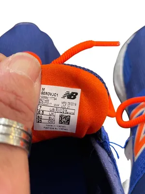 New Balance Roav wms blue orange low running athletic sneakers sz 7 SKU 10-109 thumbnail 6