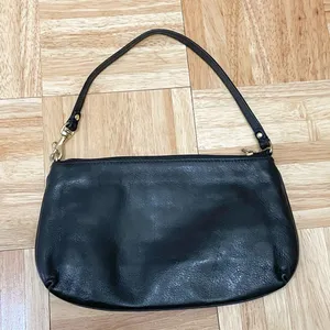 COACH 1941 Black Leather Wristlet Mini Bag thumbnail 4