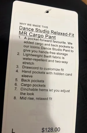 Lululemon Dance Studio Relaxed-Fit Mid-Rise Cargo Pant thumbnail 5