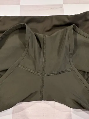 lululemon speed short 2.5” dark olive green 4 W7578S thumbnail 7