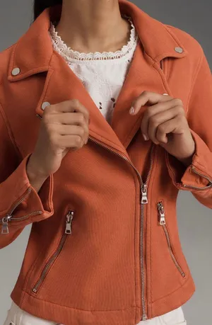 Anthropologie The Sage Knit Moto Jacket, Size S thumbnail 3