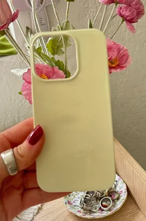 iphone 15 Pro Light Yellow Case thumbnail 1