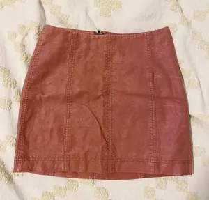 Free People Suede Mini Skirt thumbnail 1