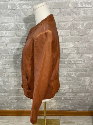 Maurices faux leather princess seam jacket thumbnail 4