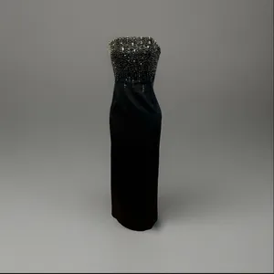 JASPER CONR AN Sexy Women's Long Evening Elegant Black Dress. Vintage thumbnail 9