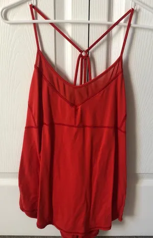 Women’s work out shirt Orange Size L thumbnail 1