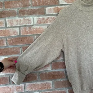 Maeve Anthropologie Mock Neck Sweater Women’s Small Beige Tan thumbnail 4