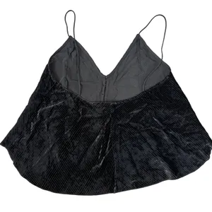 Intimately Free People Corded Velvet Cami Sz M Black Whimsigoth Fairy Grunge 90s thumbnail 6