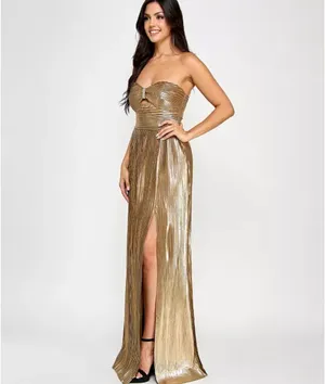 Prom dress Gold thumbnail 4