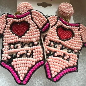 It’s a Girl Beaded Baby earrings thumbnail 2