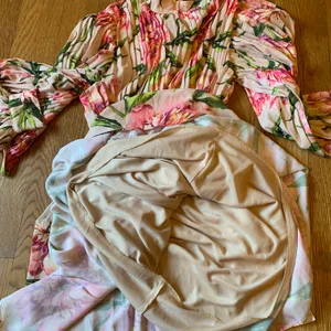 Floral Pleated Mini Dress Size M Multi Size M thumbnail 10