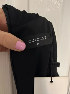 OUTCAST Roni Mini Dress Black NWT thumbnail 6