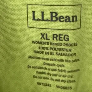 LL Bean T-Shirt WomenS Size XL Green Geometric Print Round Neck Short Sleeve Tee thumbnail 7