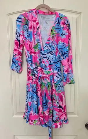Lilly Pulitzer Wrap Romper thumbnail 1