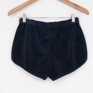 Hollister Navy Blue Velour Dolphin Shorts Small Elastic Waist Lounge Athletic thumbnail 4