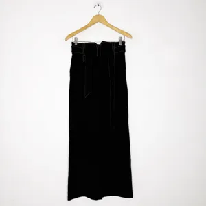 Maeve by Anthropologie Black Tie Waist Pants Size 4 Contrast Stitching thumbnail 7