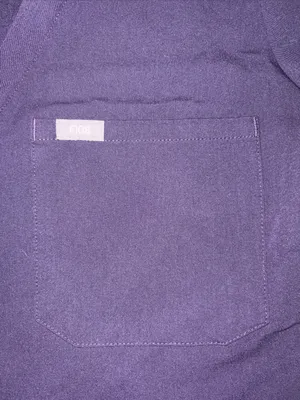 Figs Purple V-Neck Scrub Top Size XS thumbnail 3
