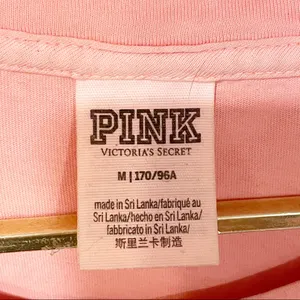 Victorias Secret Pink Medium Crewneck Pocket Short Sleeve Tshirt‎ thumbnail 3
