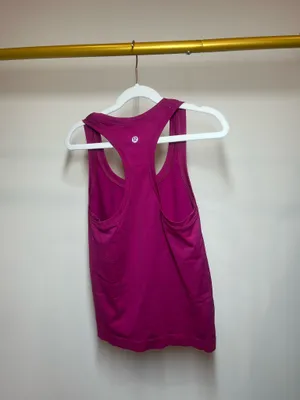 Lululemon magenta tank top #activewear #athletic thumbnail 2